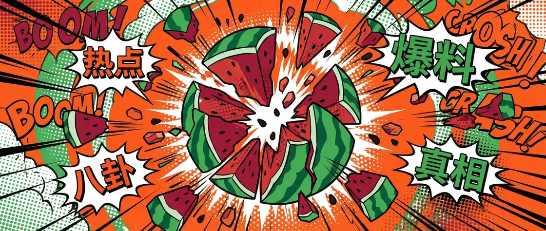 牛奶秋刀姨 今日头瓜爆炸漫画横幅